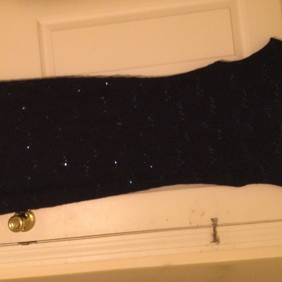 Ralph Lauren black sequins and lace cocktail dress - Picture 6 of 12